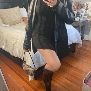 Mini black dress